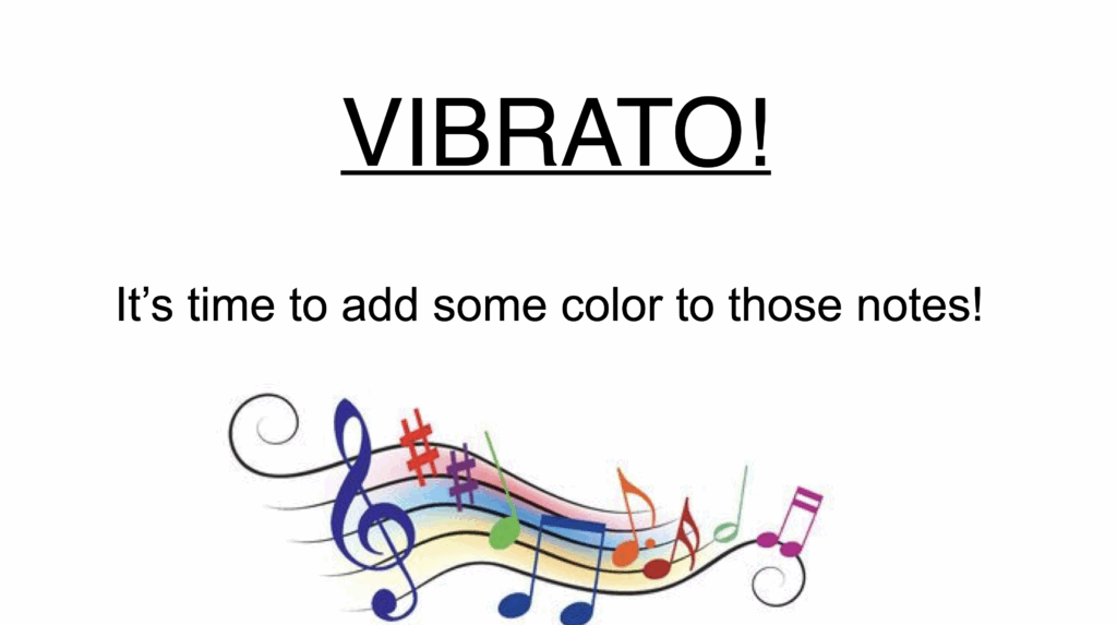 image of vibrato cover slide free resource